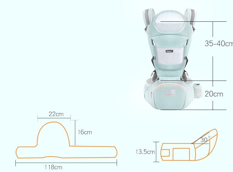 Ergonomic Hip Seat Baby Carrier — All Seasons